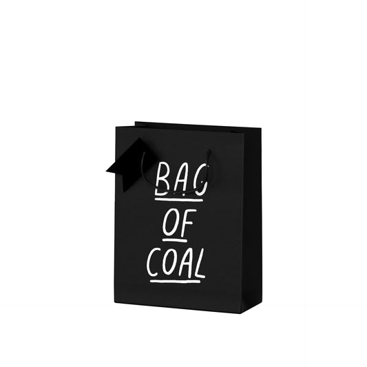 Bag of Coal Small Christmas Gift Bag (8139)