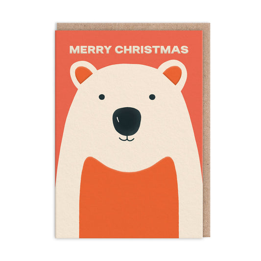 Christmas Characters Polar Bear Greeting Card (11592)
