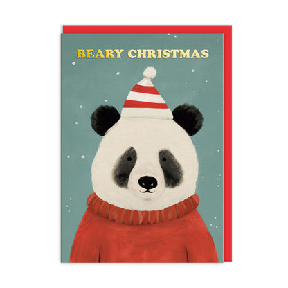 Festive Bears x 3 Designs Packs of 9 Christmas Cards (11582)