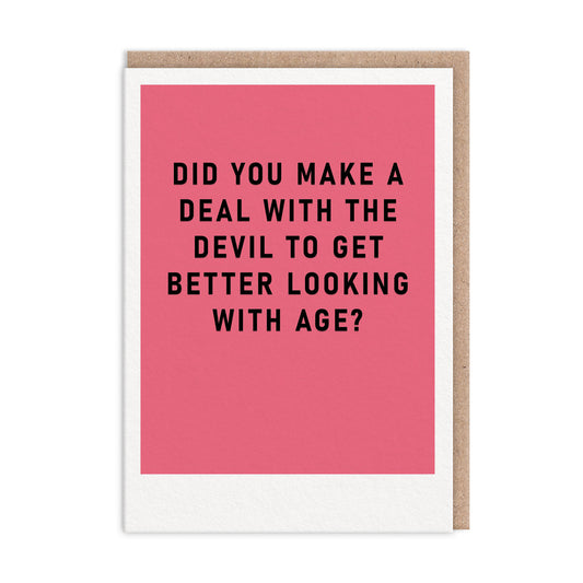 Deal With The Devil Greeting Card (12406)