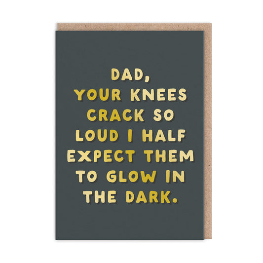 Dad - Glow In The Dark Greeting Card (12513)