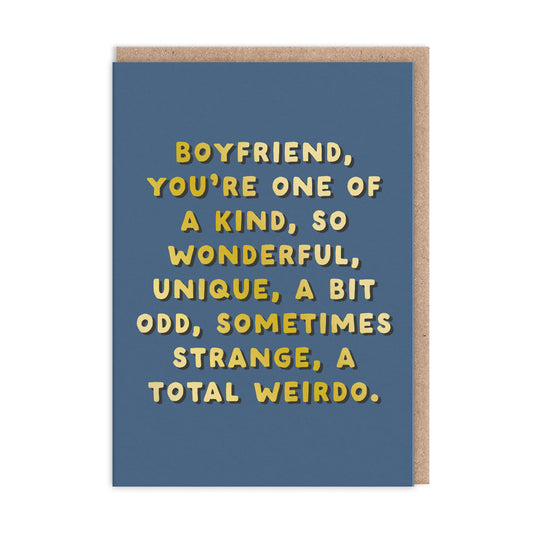 Boyfriend - One Of A Kind Greeting Card (12518)