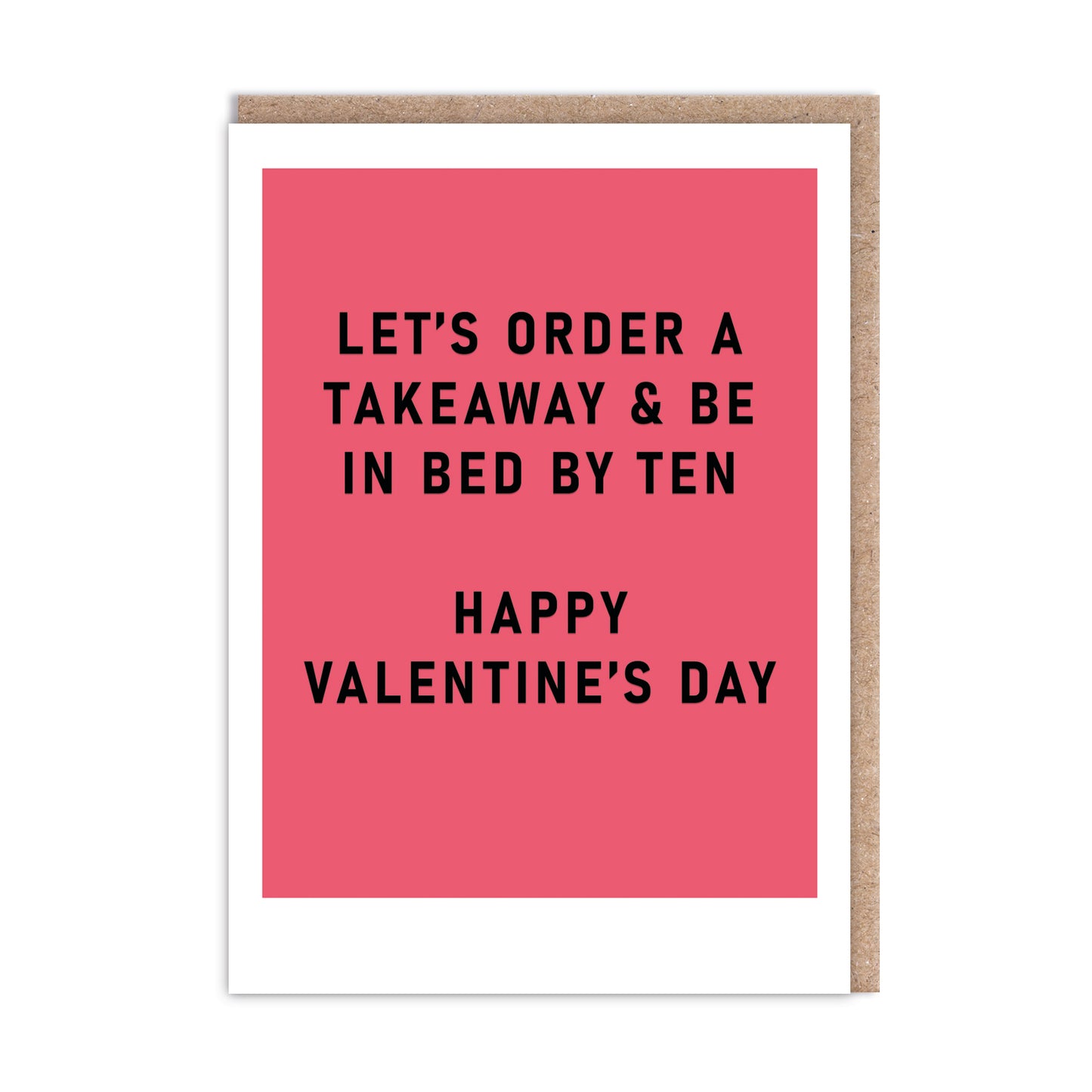Let's Order A Takeaway Greeting Card (12712)