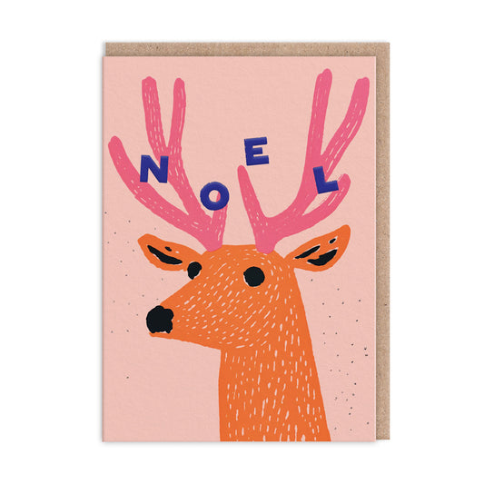 Noel Reindeer Greeting Card (12814)