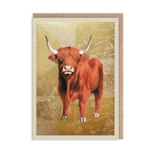 Highland Cow Greeting Card (13326)