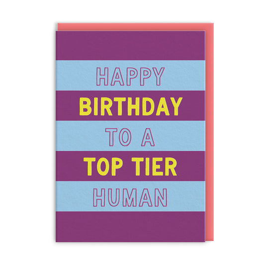 Top Tier Human Greeting Card (14454)