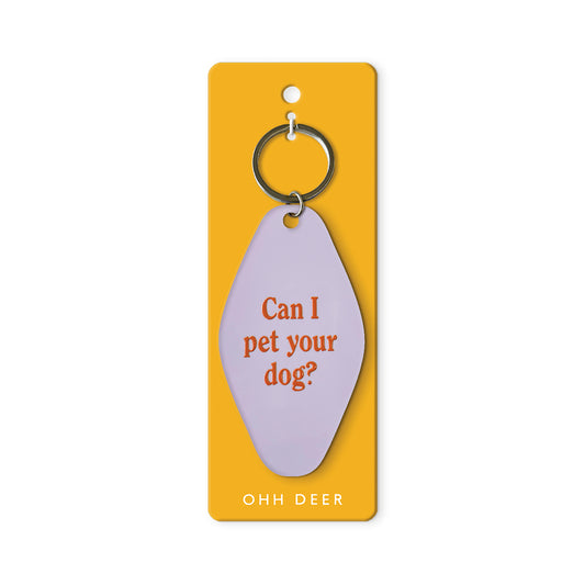 Pet Your Dog Keyring (13398)