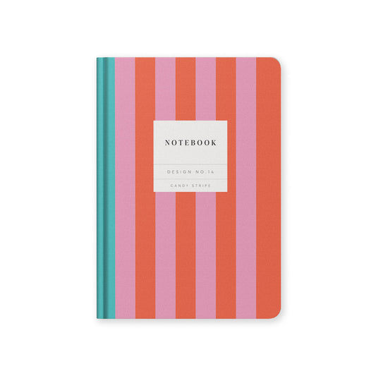 Design No.14 Candy Stripe Kaleido Hardback Notebook (10586)