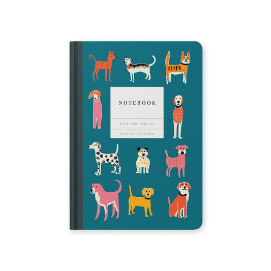 Design No.31 Canine Friends Kaleido Hardback Notebook (10603)