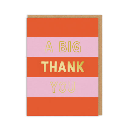A Big Thank You Mini Greeting Card (Pack of 6) (14231)