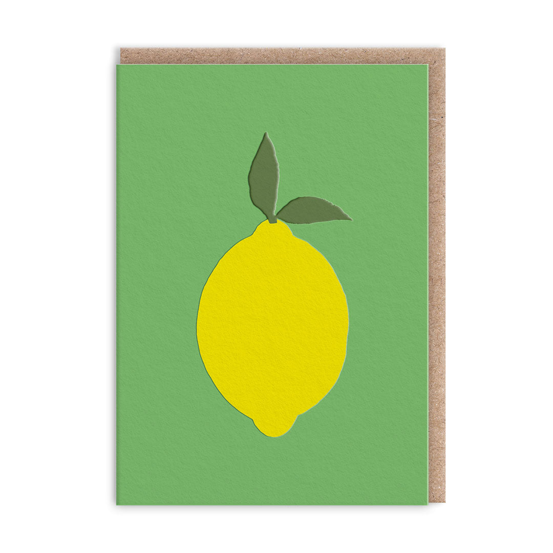 Lemon Mini Greeting Card (14380)