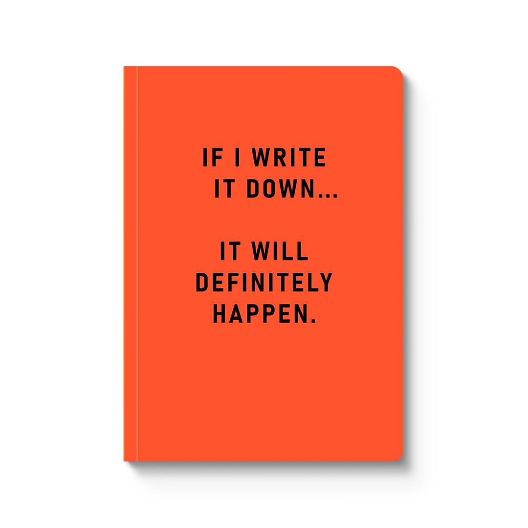 Definitely Happen Paperback Notebook (A5)(10419)