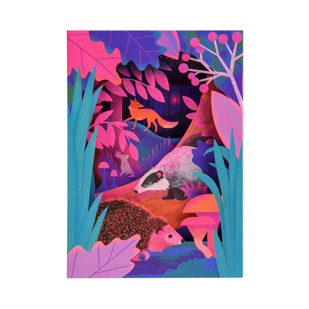 British Woodlands 3D Greeting Card (12109)