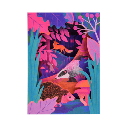 British Woodlands 3D Greeting Card (12109)