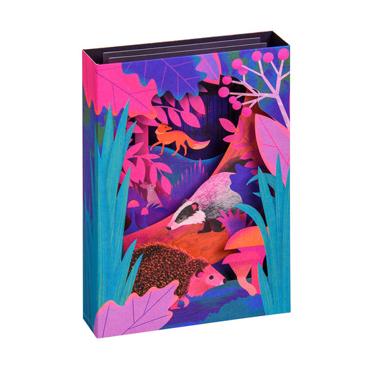 British Woodlands Pop Up Greeting Card (12109)