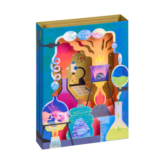 Chemistry Set Greeting Card (3D) (13673)