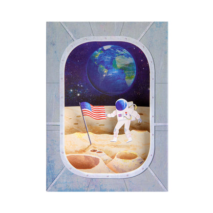 Moon Landing 3D Greeting Card (13677)