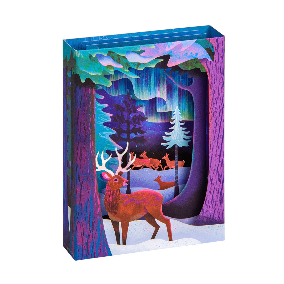 Northern Lights 3D Greeting Card (13678)