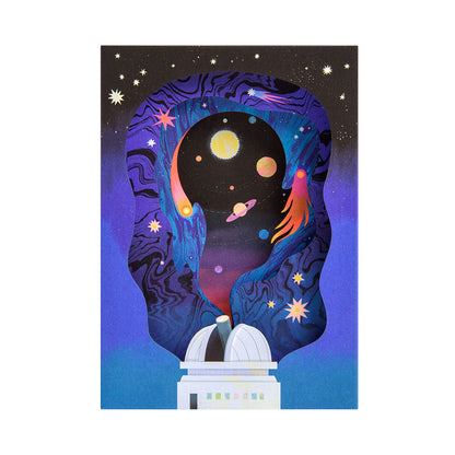 Solar System 3D Greeting Card (13679)