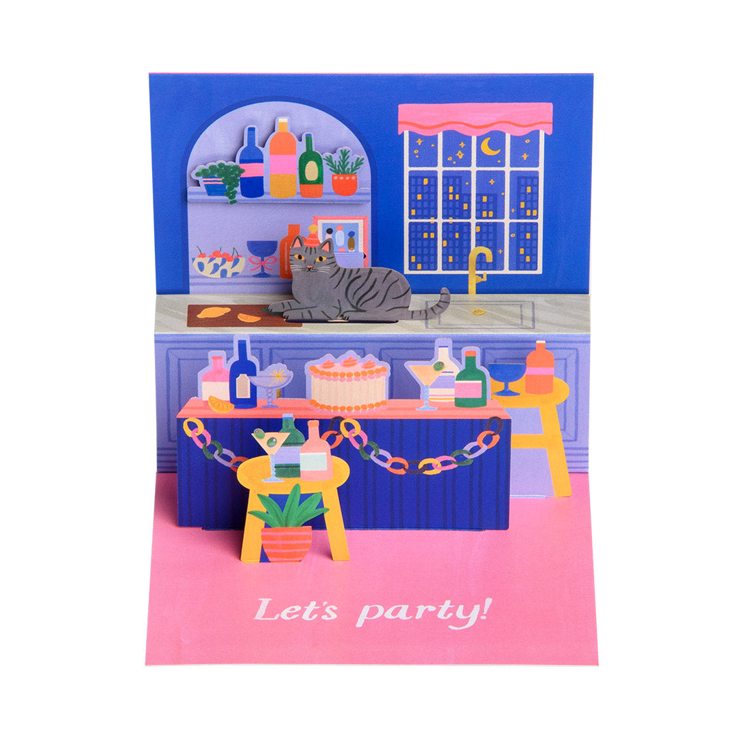 Sip Sip Horay Pop Up Greeting Card (13007)