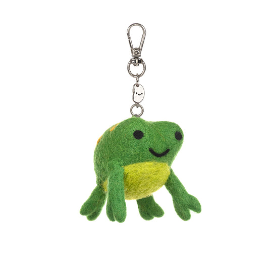 Frank The Frog Felt Keychain (13957)