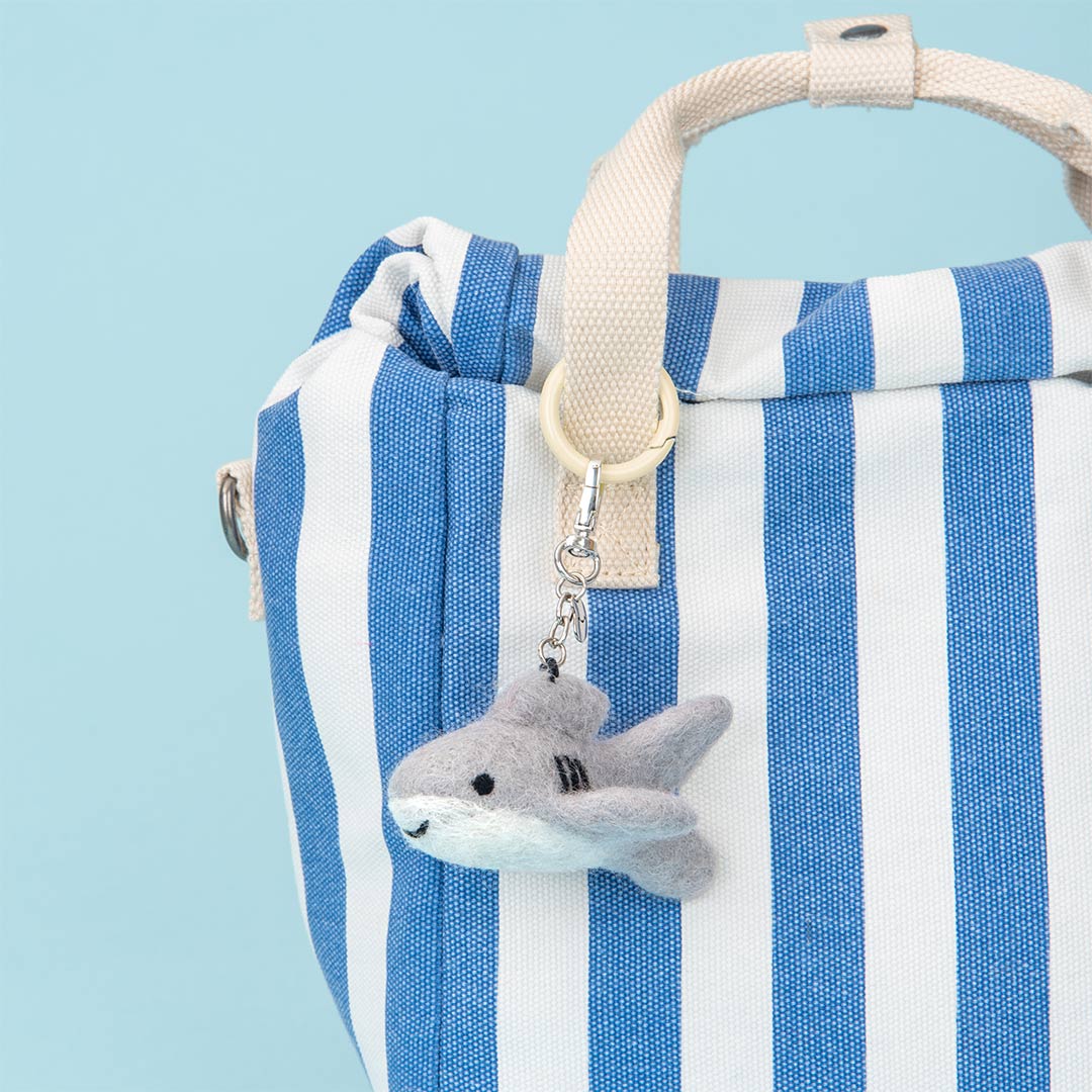 Simon The Shark Felt Keychain (13955)