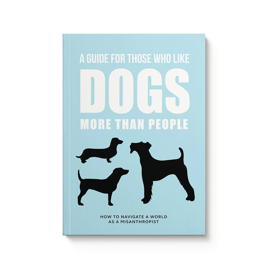 Like Dogs More Than People Paperback Notebook (10417)