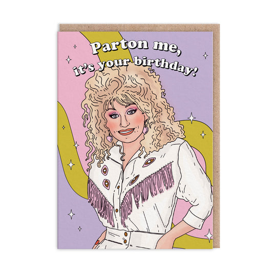 Parton Me Greeting Card 7x5 (10561)