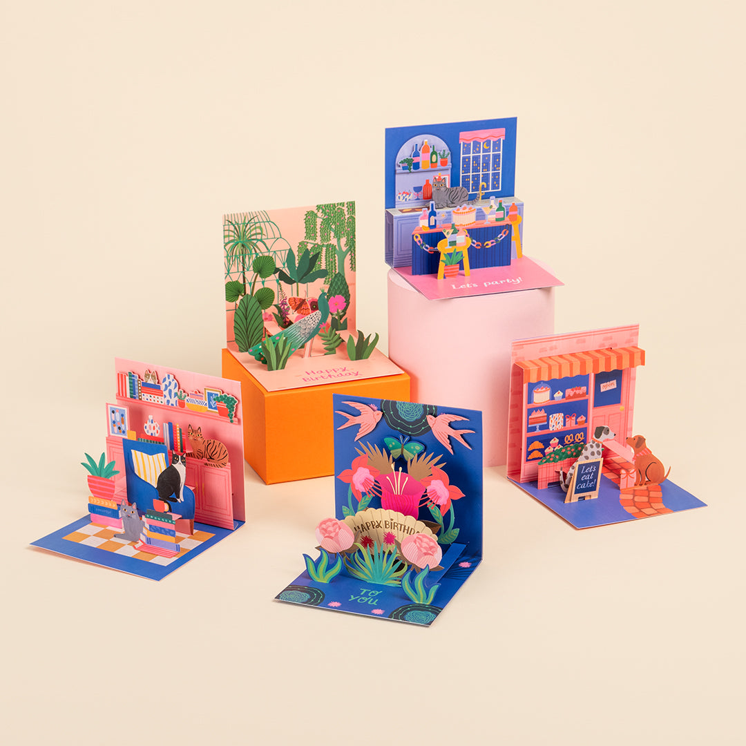 Heron Pop Up Greeting Card (12970)