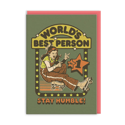 Stay Humble Greeting Card (14089)