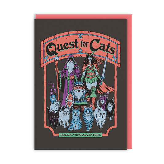 Quest for Cats Greeting Card (14090)