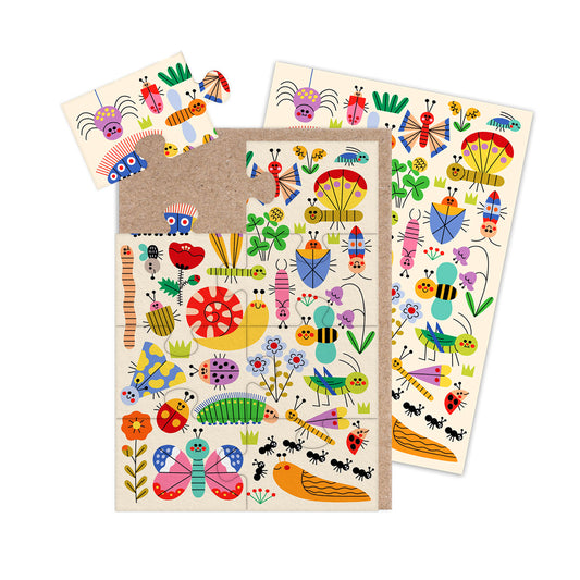 Insects Jigsaw Greeting Card (13803)