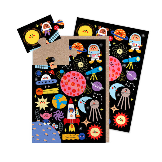 Everything Space Jigsaw Greeting Card (13806)
