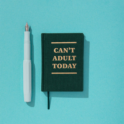 Can't Adult Today A7 Fabric Hardback Notebook (13272)