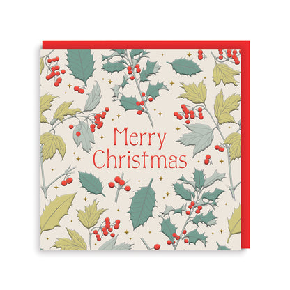 V&A Festive Foliage Greeting Card Set (Pack of 9) (13569)