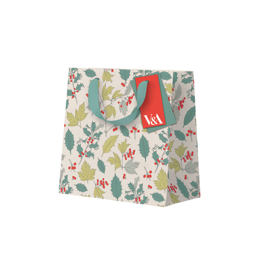 Holly & Berries Small Gift Bag (13383)