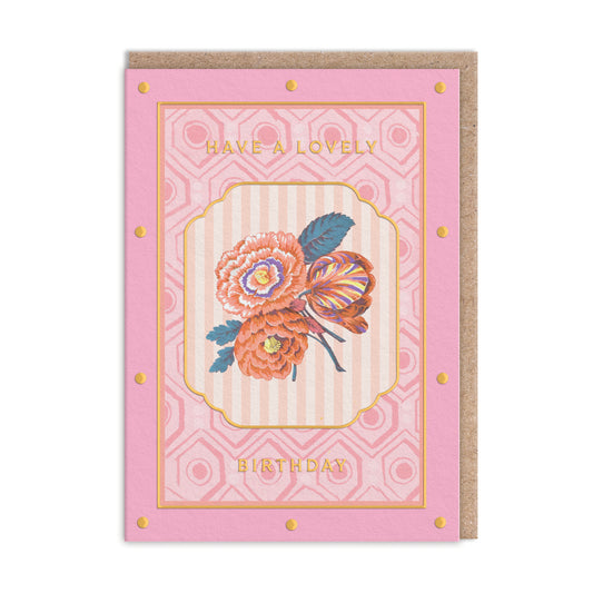 Cottagecore Flower Trio Greeting Card (12607)