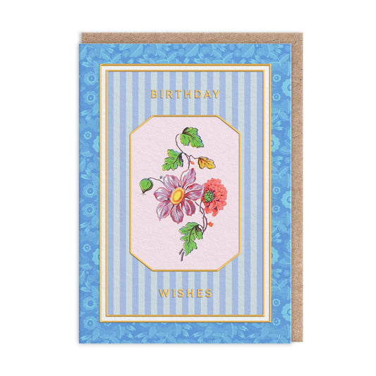 Cottagecore Flower on a Vine Greeting Card (12609)
