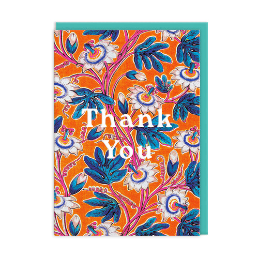 Thank You Passion Flower Greeting Card (13753)