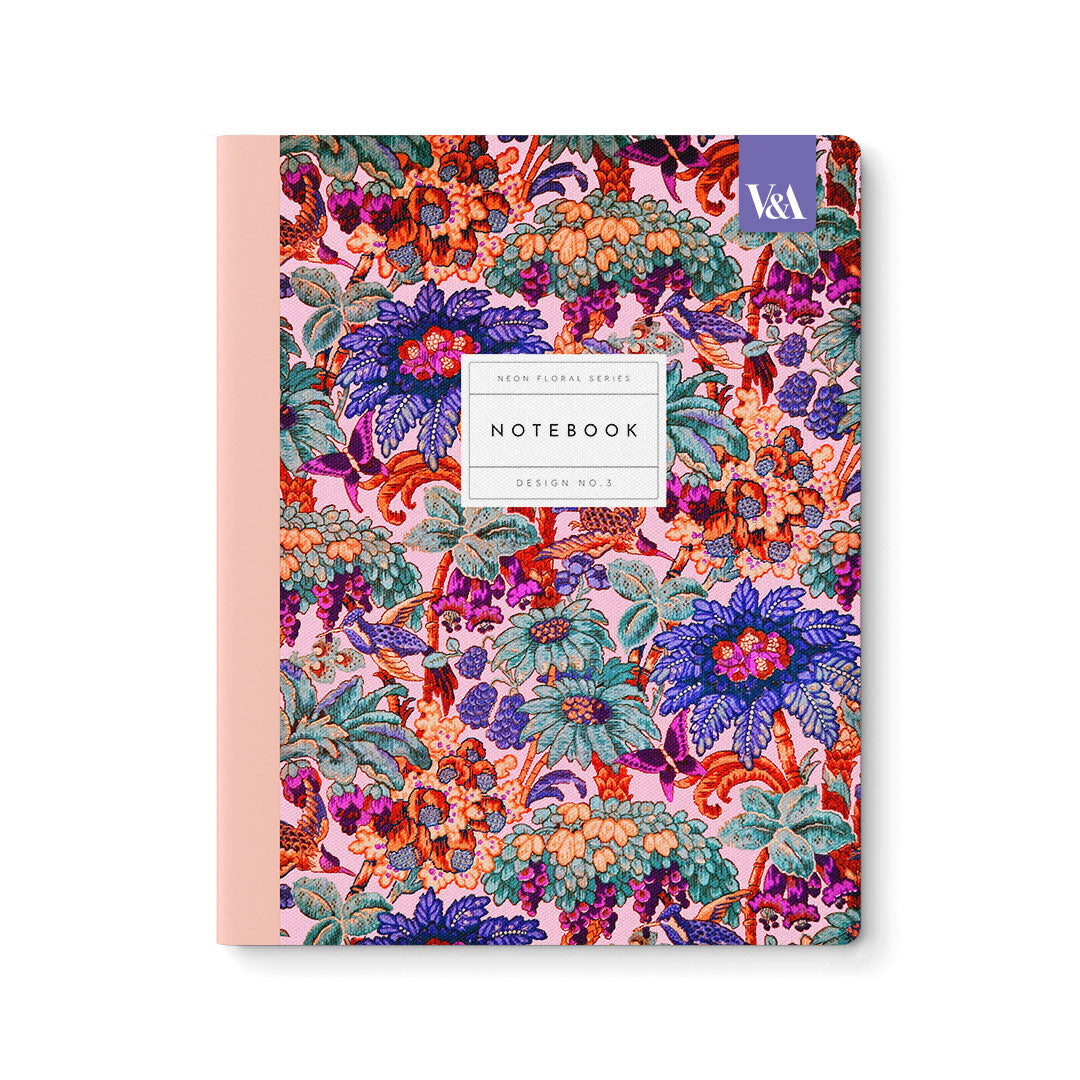 Neon Floral Coral Jungle Premium Exercise Book (10x8) (12555)