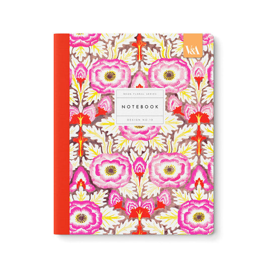 Neon Floral Symmetrical Primrose Premium Exercise Book (10x8) (12557)