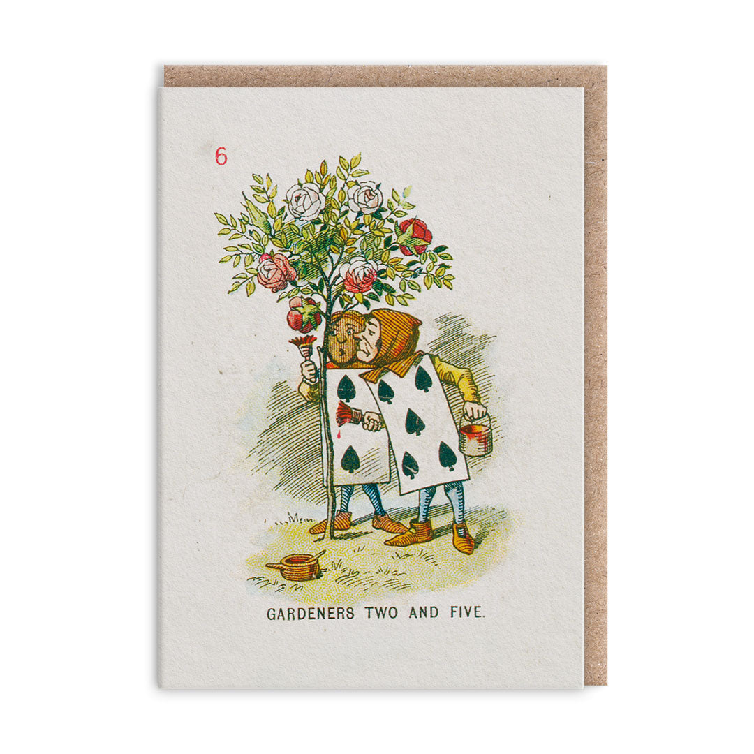 Painting the Roses Mini Greeting Card (14362)
