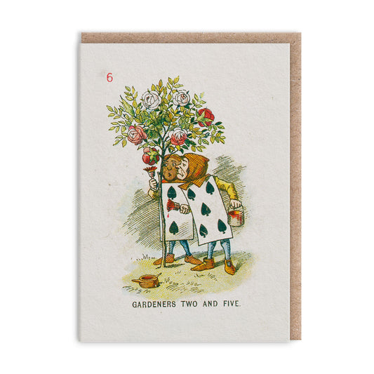 Painting the Roses Mini Greeting Card (14362)