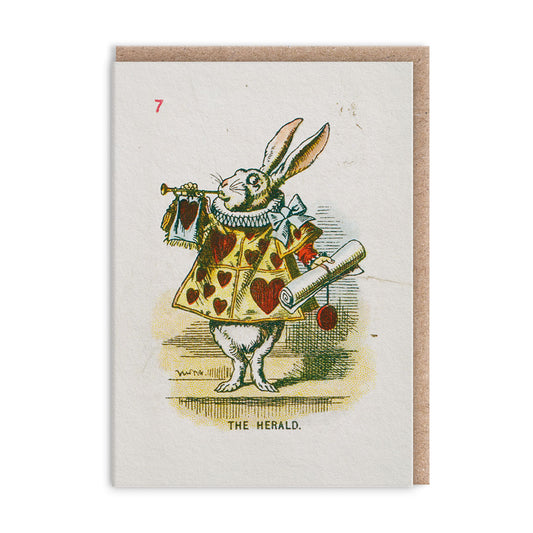 The White Rabbit Mini Greeting Card (14364)