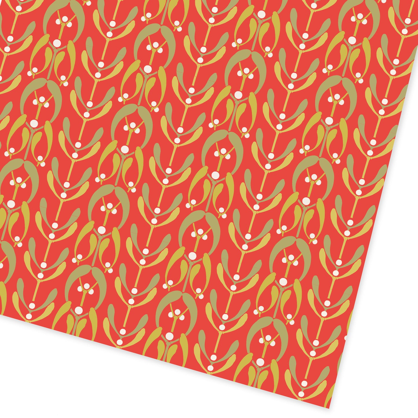Mistletoe Single Roll Wrap (13386)