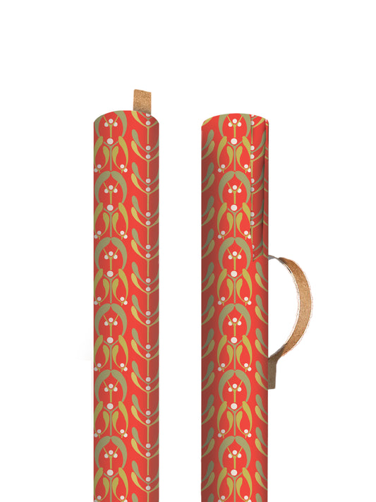 Mistletoe Single Roll Wrap (13386)
