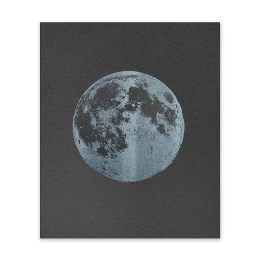 Black and White Moon Art Print (10952)