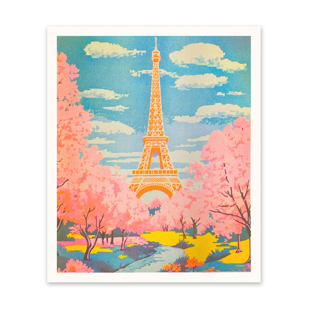 Eiffel Tower Art Print (10992)