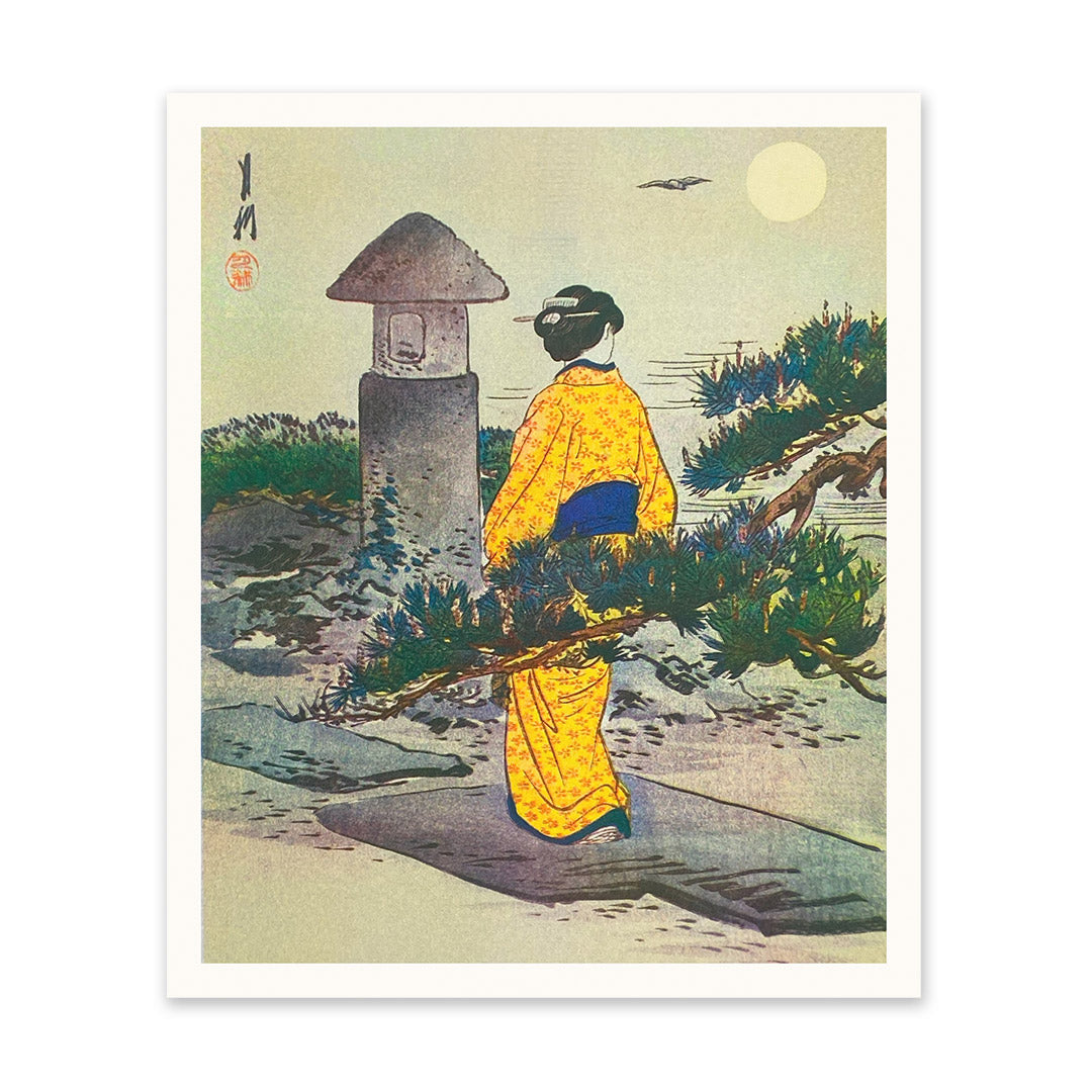 Japanese Figure Riso Print (12x10)(10995)