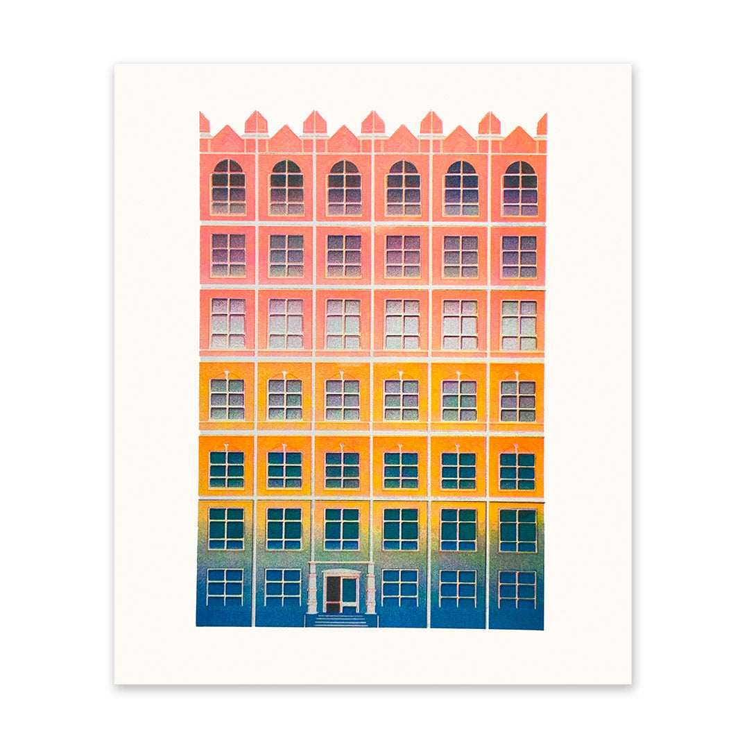 Gradient Hotel Riso Print (12x10)(11027)